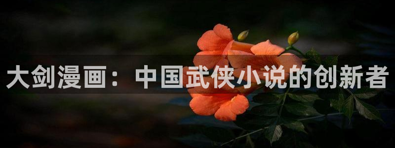 韩漫bl动漫：大剑漫画：中国武侠小说的创新者